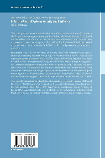 Produktbild: Industrial Control Systems Security and Resiliency