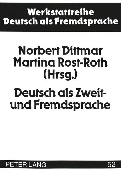 Produktbild: Deutsch als Zweit- und Fremdsprache