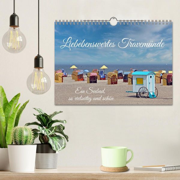 Produktbild: Liebenswertes Travem&uuml;de (Wandkalender 2026 DIN A4 quer), CALVENDO Monatskalender