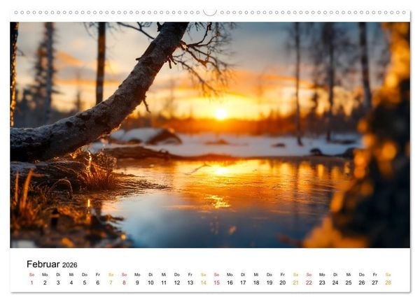 Produktbild: Mystik der W&auml;lder (Wandkalender 2026 DIN A2 quer), CALVENDO Monatskalender