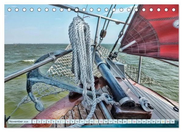 Produktbild: Segelyacht - Freiheit und Abenteuer (Tischkalender 2026 DIN A5 quer), CALVENDO Monatskalender