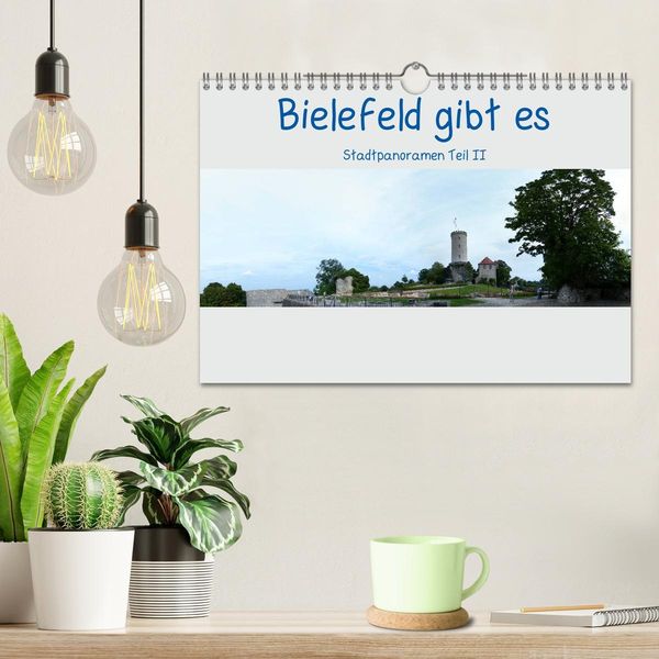 Produktbild: Bielefeld gibt es! Stadtpanoramen Teil 2 (Wandkalender 2026 DIN A4 quer), CALVENDO Monatskalender