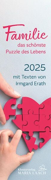 Lesezeichenkalender - Familie – das schönste Puzzle der Lebens 2025