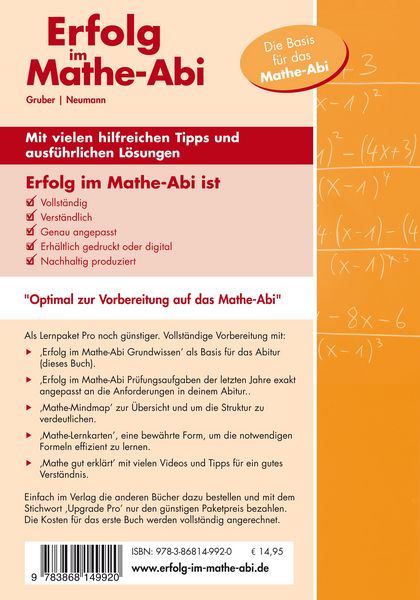 Produktbild: Erfolg im Mathe-Abi Hessen Grundkurs Grundwissen