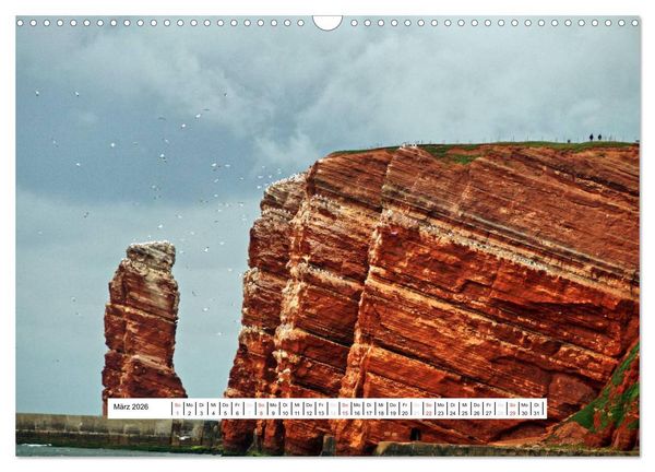 Produktbild: Hochsee-Insel Helgoland (Wandkalender 2026 DIN A3 quer), CALVENDO Monatskalender