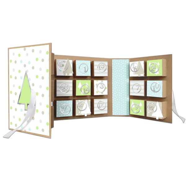 Produktbild: URSUS Adventskalender Buch "Tannenb&auml;ume"