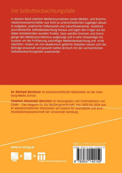 Produktbild: Die Selbstbeobachtungsfalle