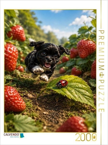 CALVENDO Puzzle Der flinke Glückskäfer | 2000 Teile Lege-Größe 90x67cm Foto-Puzzle für glückliche Stunden