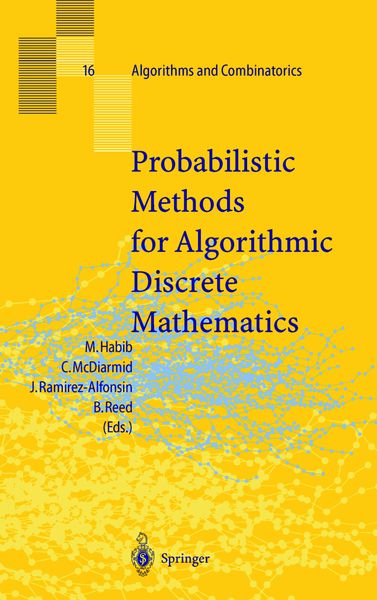 Produktbild: Probabilistic Methods for Algorithmic Discrete Mathematics