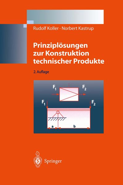 Produktbild: Prinzipl&ouml;sungen zur Konstruktion technischer Produkte