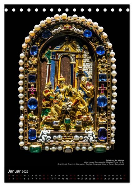 Produktbild: Maria - Mutter Gottes (Tischkalender 2026 DIN A5 hoch), CALVENDO Monatskalender