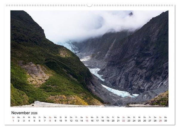 Produktbild: Neuseeland - ein Naturparadies (Wandkalender 2026 DIN A2 quer), CALVENDO Monatskalender