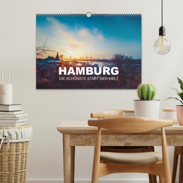 Produktbild: Hamburg - die sch&ouml;nste Stadt der Welt (Wandkalender 2027 DIN A3 quer), CALVENDO Monatskalender