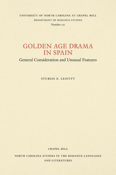 Produktbild: Golden Age Drama in Spain