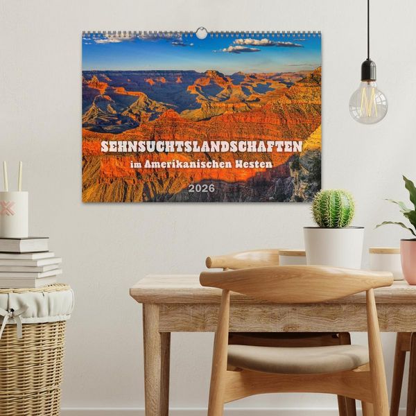 Produktbild: Sehnsuchts Landschaften im Amerikanischen Westen (Wandkalender 2026 DIN A3 quer), CALVENDO Monatskalender