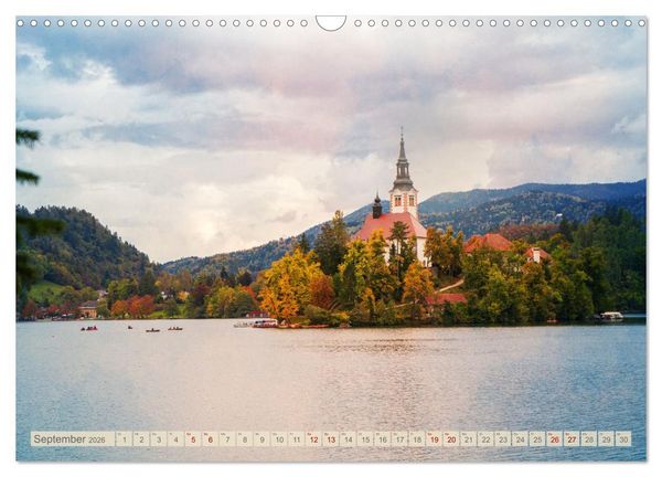 Produktbild: Slowenische Landschaften (Wandkalender 2026 DIN A3 quer), CALVENDO Monatskalender
