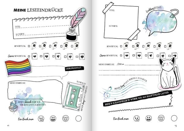 Produktbild: Mein Book Journal. Von der erfolgreichen Buchbloggerin @liberiarium
