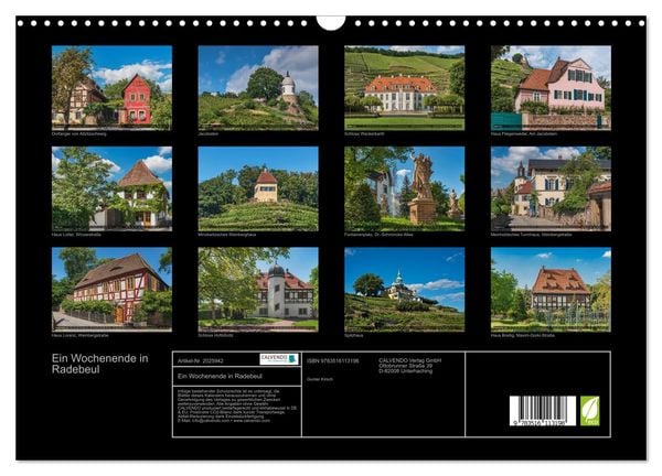 Produktbild: Ein Wochenende in Radebeul (Wandkalender 2026 DIN A3 quer), CALVENDO Monatskalender