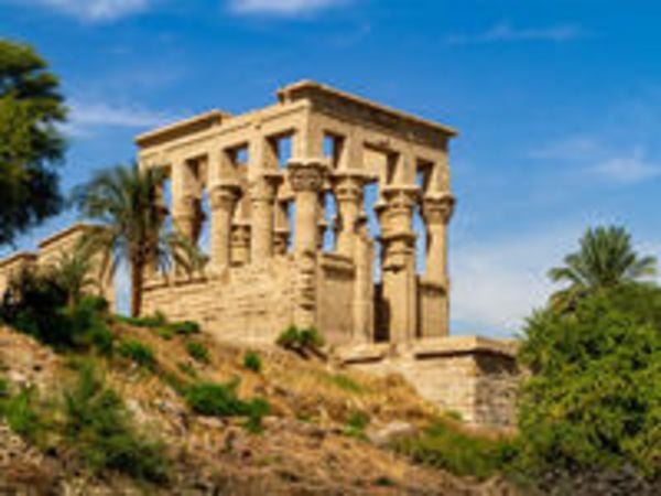 CALVENDO Puzzle Tempel von Philae | 1000 Teile Lege-Größe 64 × 48 cm Foto-Puzzle für glückliche Stunden