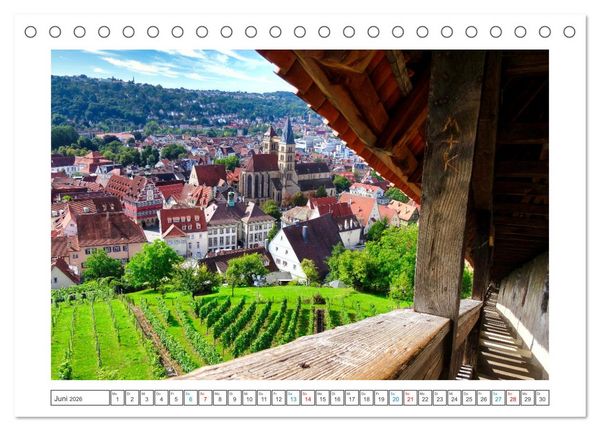 Produktbild: Stimmungsvolles Esslingen (Tischkalender 2026 DIN A5 quer), CALVENDO Monatskalender