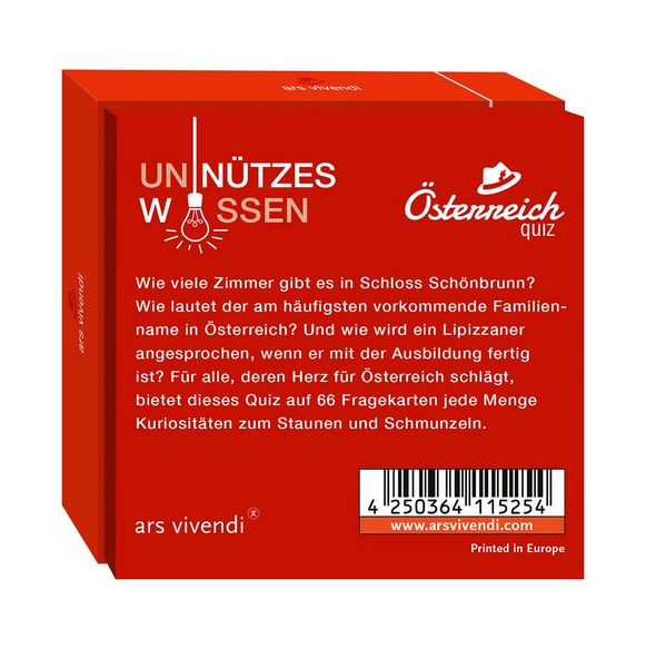 Produktbild: Unn&uuml;tzes Wissen &Ouml;sterreich