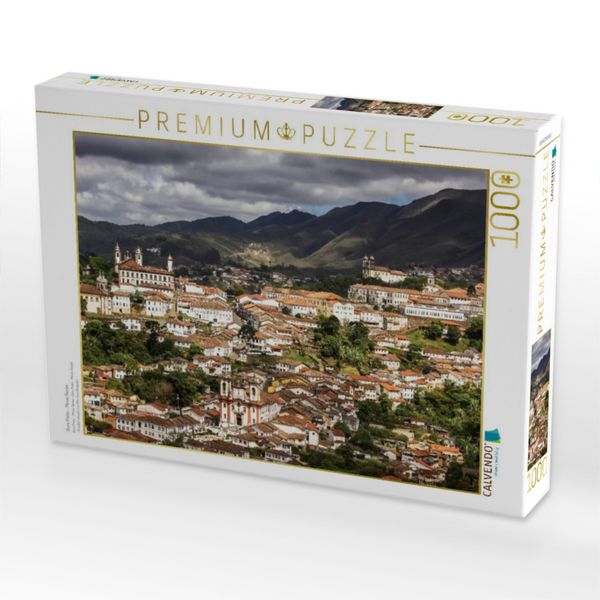 Produktbild: CALVENDO Puzzle Ouro Preto - Minas Gerais | 1000 Teile Lege-Gr&ouml;&szlig;e 64x48cm Foto-Puzzle f&uuml;r gl&uuml;ckliche Stunden