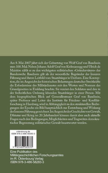 Produktbild: Wolf Graf von Baudissin 1907 bis 1993