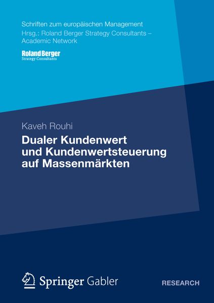 Produktbild: Dualer Kundenwert und Kundenwertsteuerung auf Massenm&auml;rkten