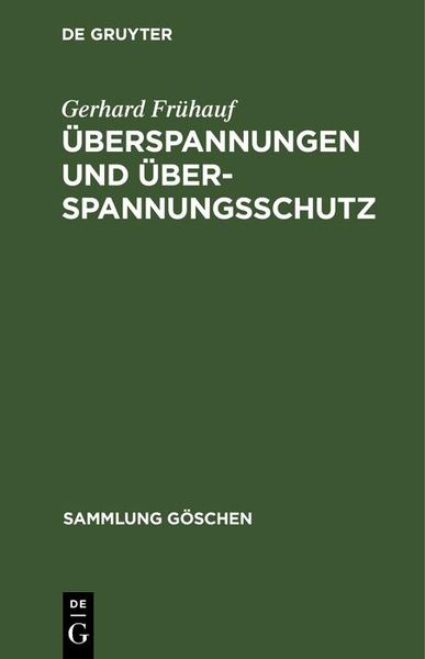 Produktbild: &Uuml;berspannungen und &Uuml;berspannungsschutz