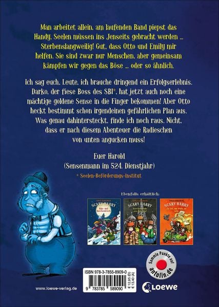 Produktbild: Scary Harry (Band 9) - Das Skelett mit der goldenen Sense