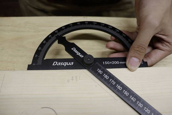Produktbild: Dasqua 1804-0009 Winkelmesser 180&deg;
