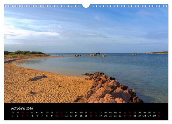 Produktbild: La Corse de plage en plage (Calendrier mural 2026 DIN A3 vertical), CALVENDO calendrier mensuel