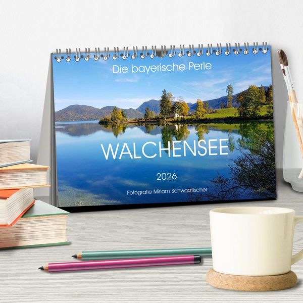 Produktbild: Walchensee (Tischkalender 2026 DIN A5 quer), CALVENDO Monatskalender