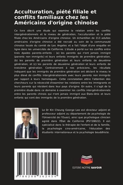 Produktbild: Acculturation, pi&eacute;t&eacute; filiale et conflits familiaux chez les Am&eacute;ricains d'origine chinoise