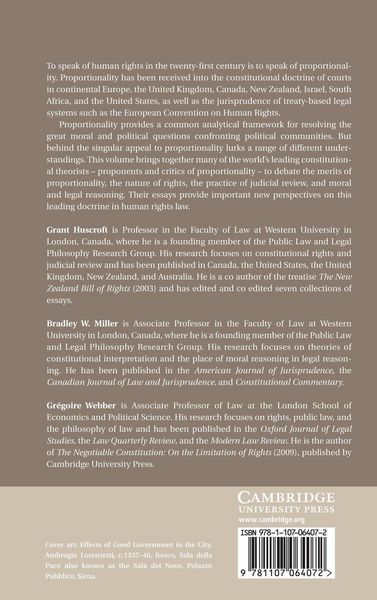 Produktbild: Proportionality and the Rule of Law