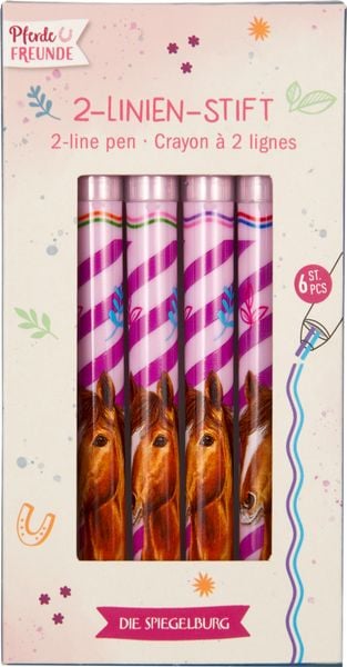 Produktbild: 2-Linien-Stift / Pferdefreunde
