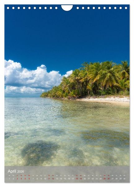 Produktbild: Karibischer Traum Isla Saona (Wandkalender 2026 DIN A4 hoch), CALVENDO Monatskalender