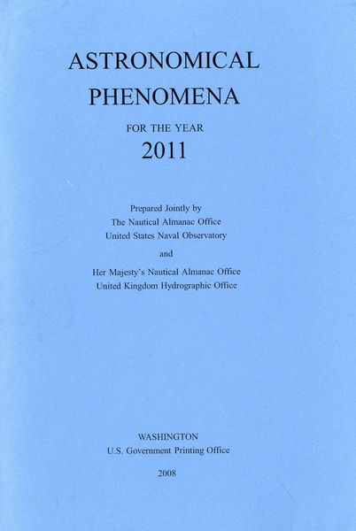 Produktbild: Astronomical Phenomena for the Year 2011