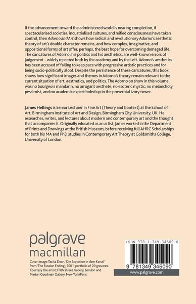 Produktbild: Adorno and Art