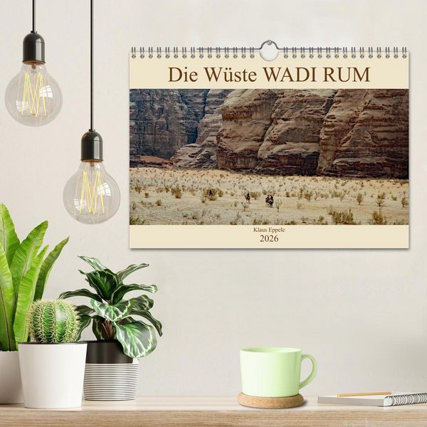 Produktbild: Die W&uuml;ste Wadi Rum (Wandkalender 2026 DIN A4 quer), CALVENDO Monatskalender
