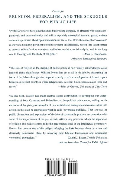 Produktbild: Religion, Federalism, and the Struggle for Public Life