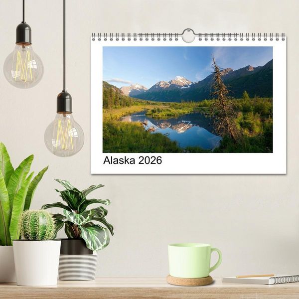 Produktbild: Alaska 2026 (Wandkalender 2026 DIN A4 quer), CALVENDO Monatskalender