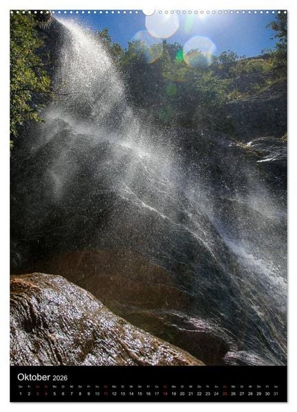 Produktbild: Naturblicke - Wasserf&auml;lle der Welt (hochwertiger Premium Wandkalender 2026 DIN A2 hoch), Kunstdruck in Hochglanz