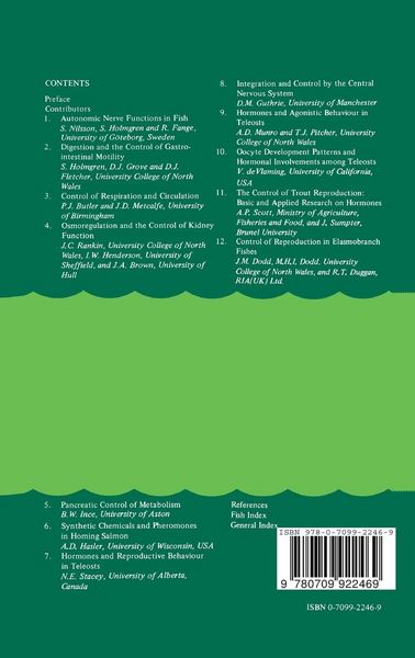 Produktbild: Control Processes in Fish Physiology