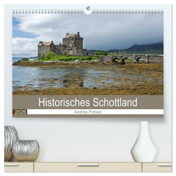 Produktbild: Historisches Schottland (hochwertiger Premium Wandkalender 2026 DIN A2 quer), Kunstdruck in Hochglanz