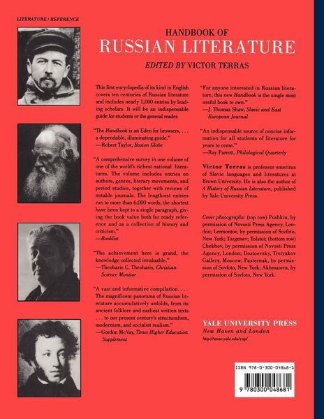 Produktbild: Handbook of Russian Literature