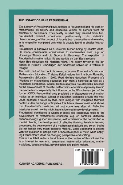Produktbild: The Legacy of Hans Freudenthal