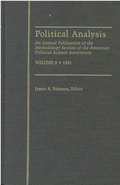 Produktbild: Political Analysis