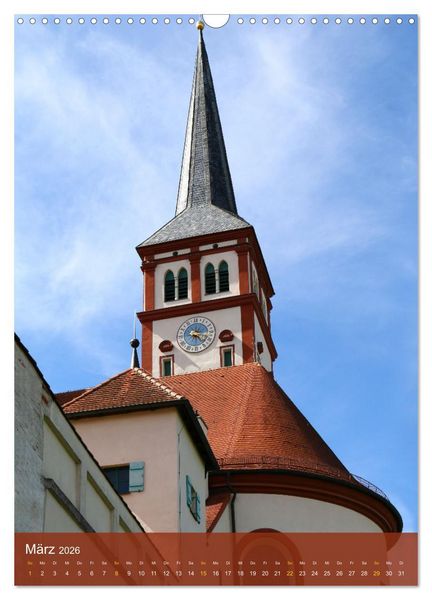 Produktbild: Historische Altstadt Mindelheim (Wandkalender 2026 DIN A3 hoch), CALVENDO Monatskalender