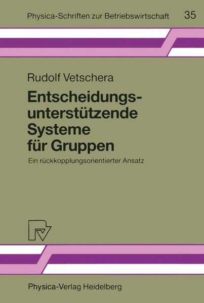 Produktbild: Entscheidungsunterst&uuml;tzende Systeme f&uuml;r Gruppen